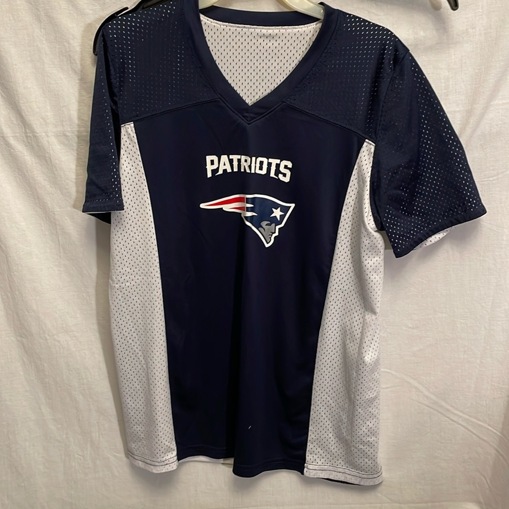 NFL Patriots Reversible Flag Football Jersey Youth XL